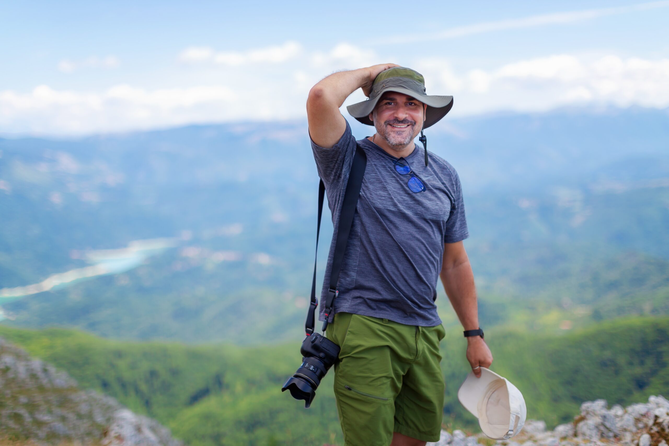Man hiking proving that Testosterone Therapy is More Than Just Muscle